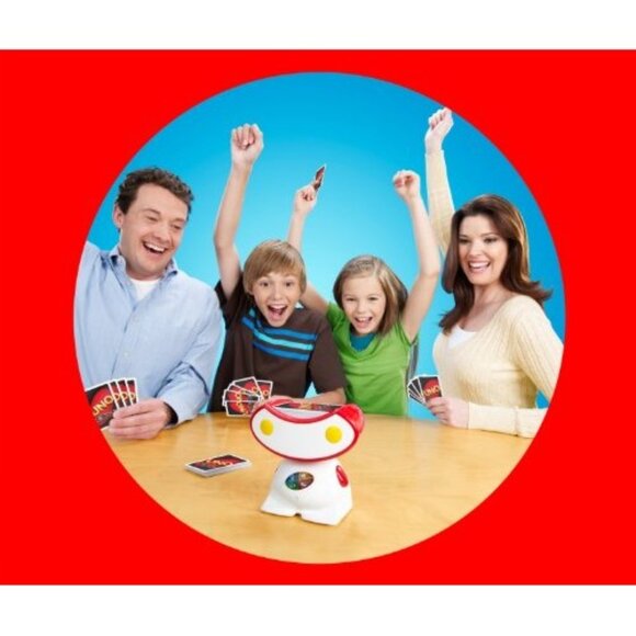 Mattel Uno Roboto Interactive Card Game 40th Anniversary Edition NIB - Picture 9 of 10